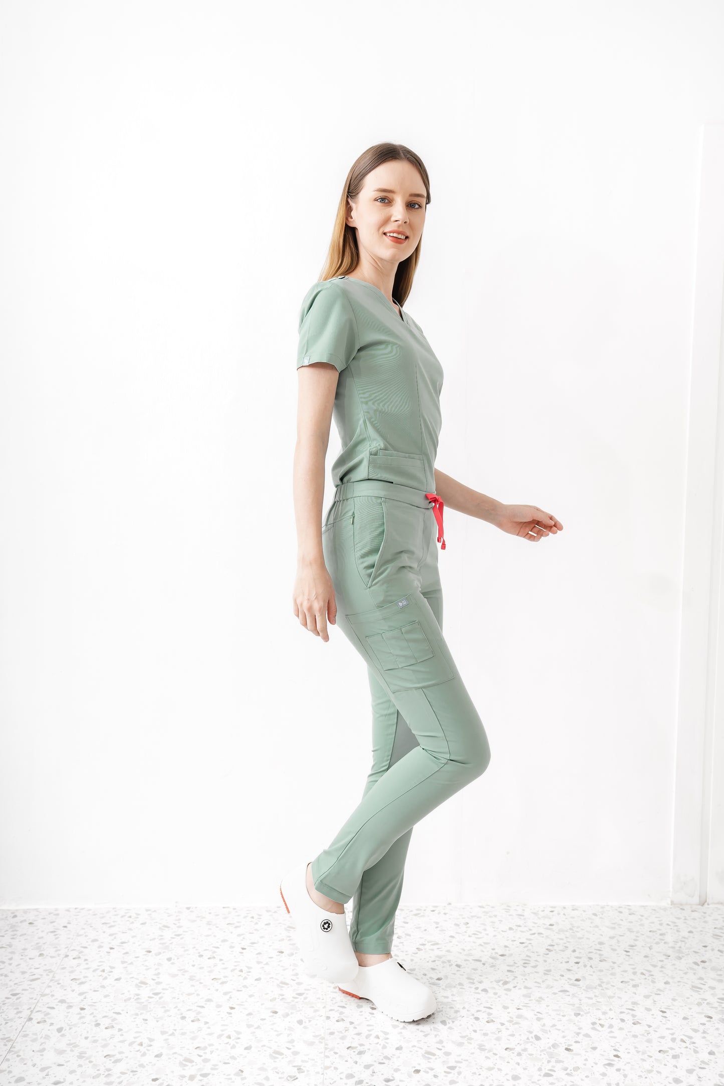 PAT-MED 'JOY' Premium Women's Scrub Top JADE